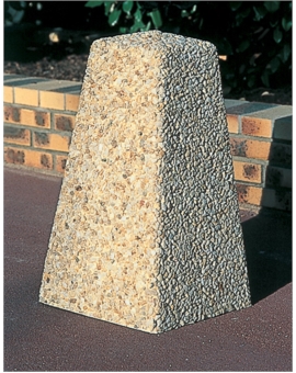 BORNE TRONCONIQUE GRAVILLONS FINS BEIGE