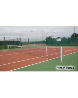 POTEAUX DE TENNIS ACIER GALVANISÉ