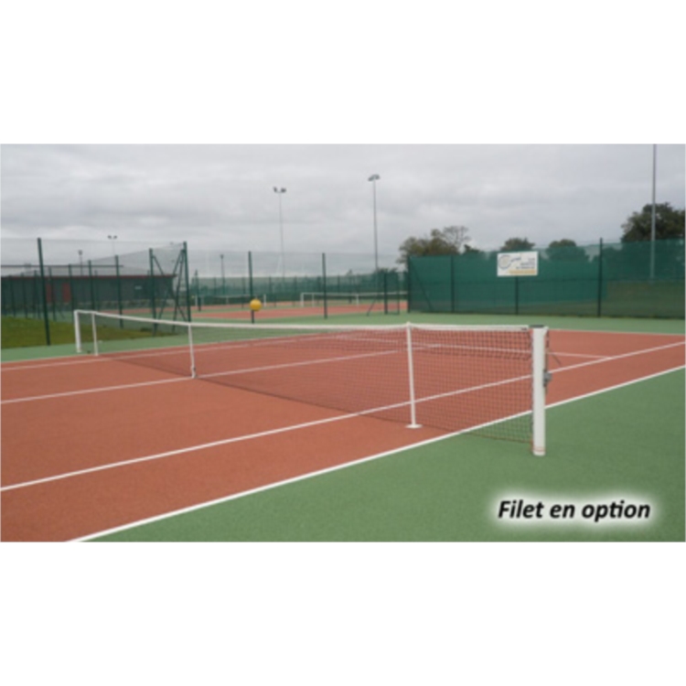 POTEAUX DE TENNIS ACIER GALVANISÉ