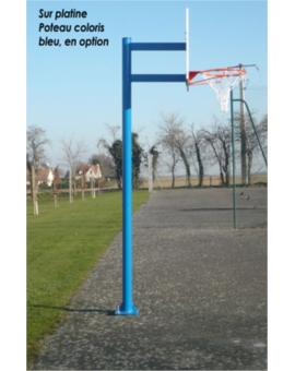 PANNEAU BASKET BALL SCOLAIRE H. 2600MM A SCELLER