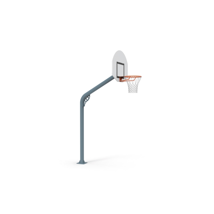 PANNEAU DE BASKET-BALL SCOLAIRE 2,5M A SCELLER