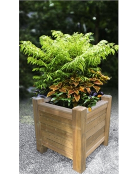 JARDINIERE BOIS LYS A MONTER 800X800MM