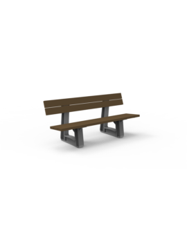 BANC URBIN EN PLASTIQUE RECYCLE