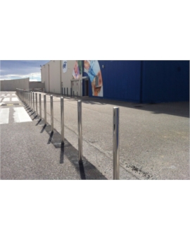 BORNE INOX CIMA TB Ø. 76MM H. 1000MM FIXE