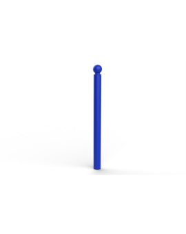 POTELET BALZAC Ø. 76MM - HT 1200MM RAL 3004 - BX