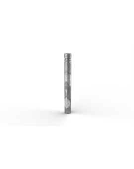 POTELET HUGO Ø 76MM - H.1200MM - A SCELLER RAL 3004 - BX