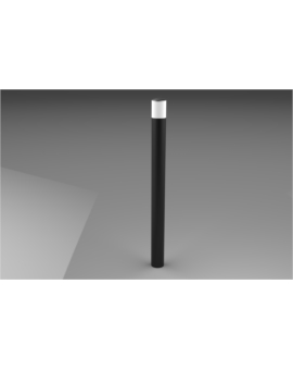 POTELET HUGO PMR Ø 76MM - H.1500MM - A SCELLER RAL 3004 - BX