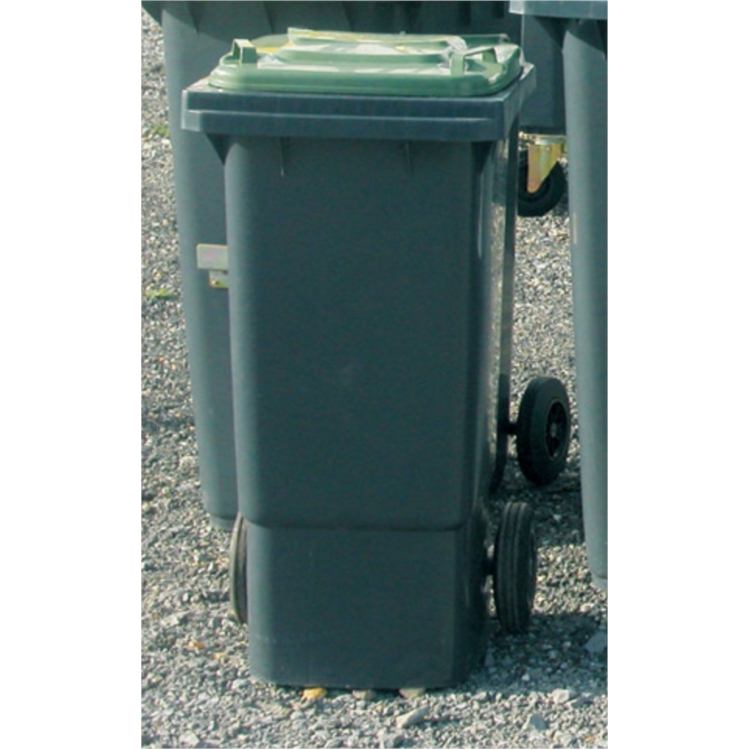 BAC ROULANT A - 2 ROUES 80 L RAL 7021 - GRIS RAL 7021 - GRIS BAC ROULANT A - 2 ROUES 80 L RAL 7021 - GRIS RAL 7021 - GRIS