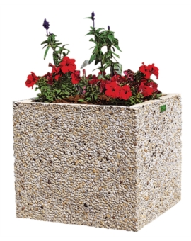 JARDINIERE MERCURE L. 400XL. 400XH. 400MM TON PIERRE