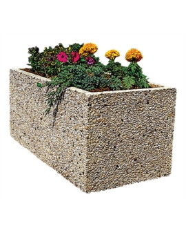 JARDINIERE EOS L. 800XL. 500XH. 400MM TON PIERRE