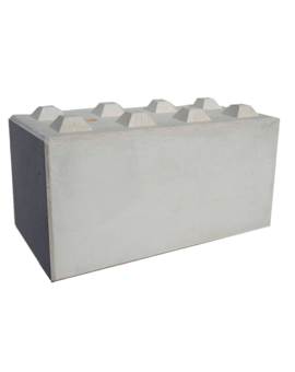 BLOC BETON EMPILABLE L. 600MM