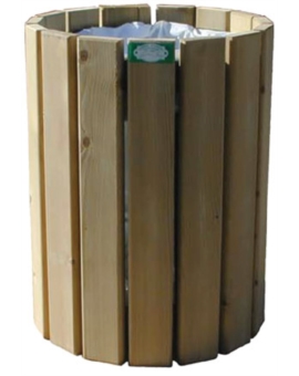 CORBEILLE AURIGA - 30L MURALE RESINEUX NATUREL