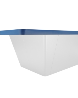 TABLE PING PONG SQUARE BLEU
