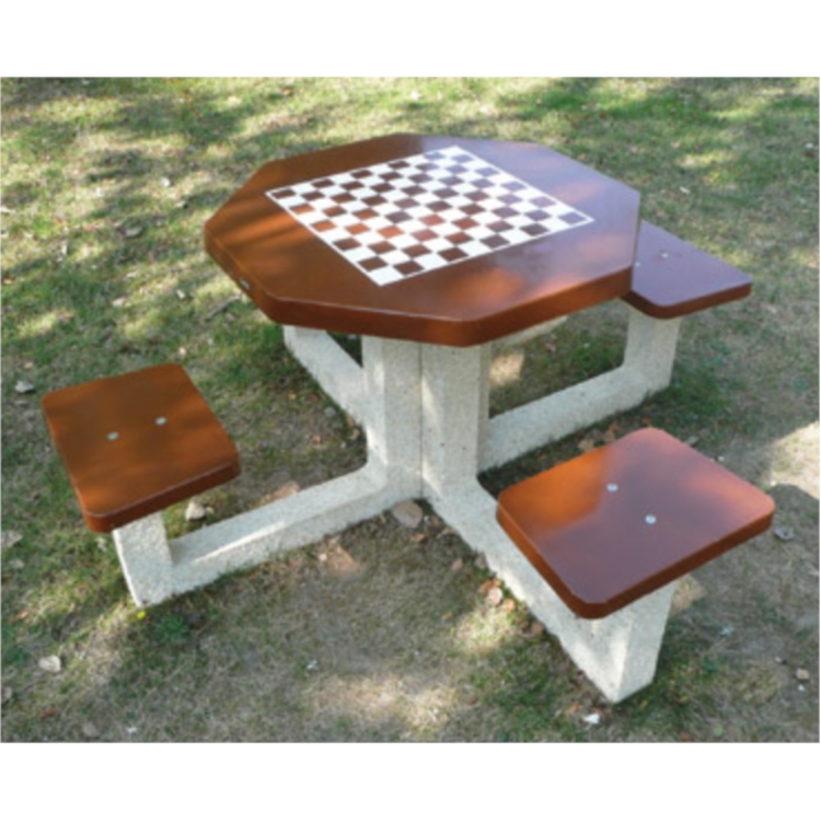 TABLE DE JEUX VESTA ECHECS ET DAMES