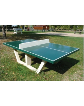 TABLE PING PONG MARINA BETON PLATEAU VERT