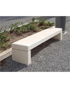 BANQUETTE OCEAN L.2000MM BLANC SABLE