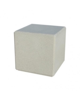 CUBE MONOBLOC 50 CM BETON GRIS