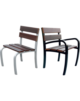 FAUTEUIL ATTITUDE AVEC ACCOUDOIRS RAL 9010 - BLANC