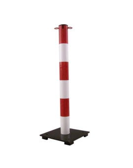 POTEAU DE CHANTIER ACIER SUR PLATINE Ø. 70MM