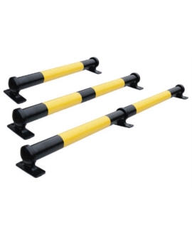 BUTEE DE PARKING ACIER JAUNE/NOIRE LONGUEUR 830MM