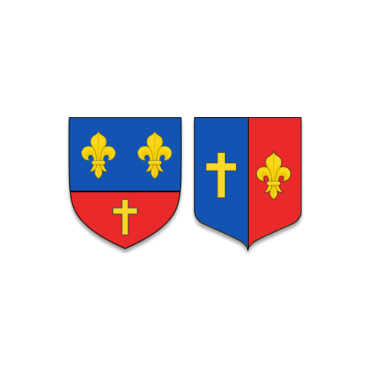 ARMOIRIES - BLASONS - LOGOS 1 COULEUR