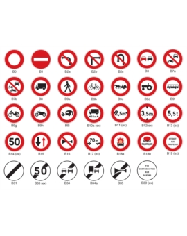 TYPE B - SIGNAL.DE STATIONNEMENT - CL2 / 450 (MINI) B6A1