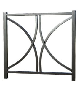 BARRIERE VAUBAN - A SCELLER L. 1100MM RAL 9010 - BLANC