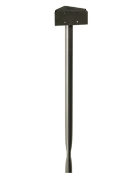 POTEAU POUR 3 FLUX - GRIS MANGANESE - A SCELLER