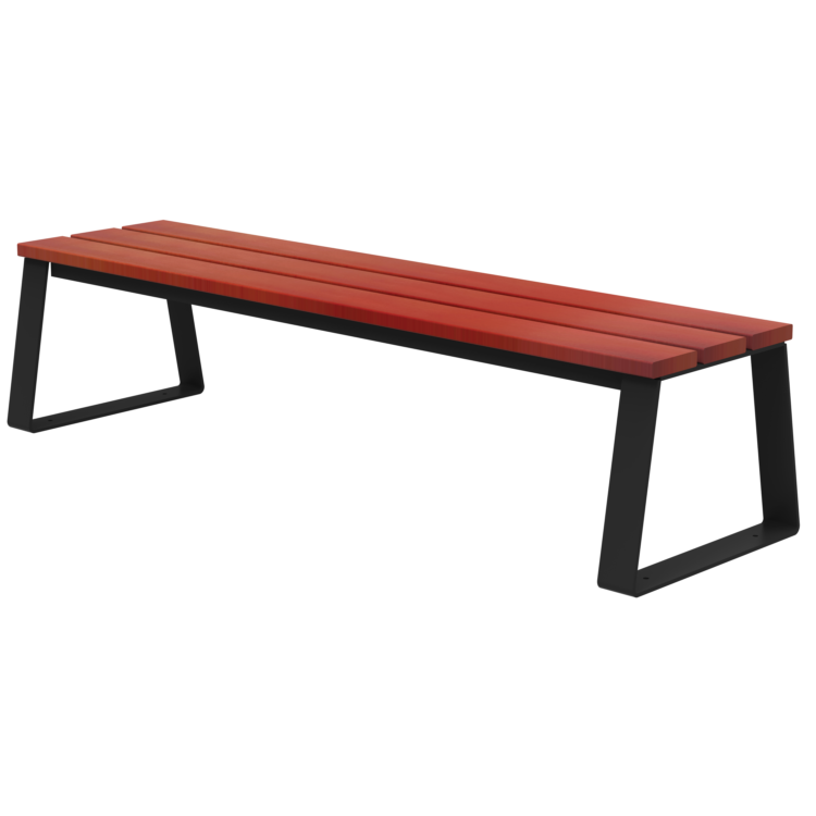 BANQUETTE BALLADE BOIS/ACIER