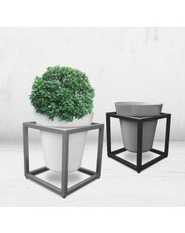 JARDINIERE CASUAL RAL 9010 - BLANC