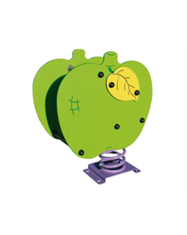 JEU SUR RESSORT LA POMME (1 À 12 ANS) ROUGE A SCELLER