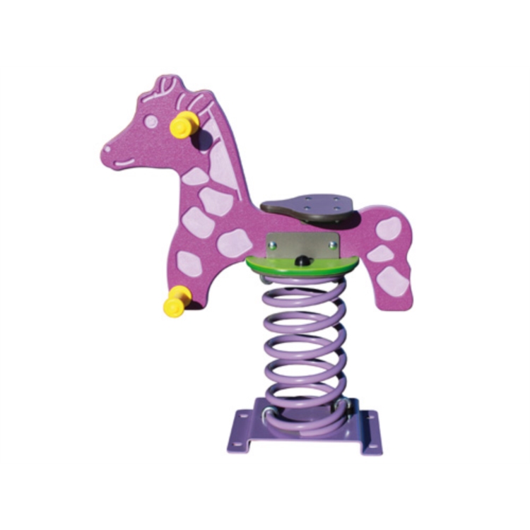 JEU SUR RESSORT GIRAFE EN POLYÉTHYLÈNE (2 À 12 ANS) A SCELLER JEU SUR RESSORT GIRAFE EN POLYÉTHYLÈNE (2 À 12 ANS) A SCELLER