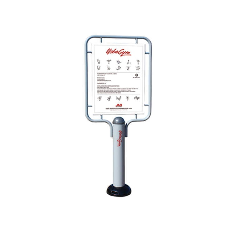 PANNEAUX D'INFORMATION - FITNESS URBAIN A SCELLER