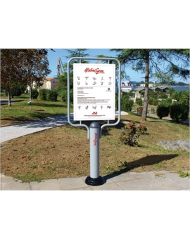 PANNEAUX D'INFORMATION - FITNESS URBAIN A SCELLER