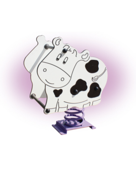 JEU SUR RESSORT VACHE (1 À 12 ANS) A SCELLER