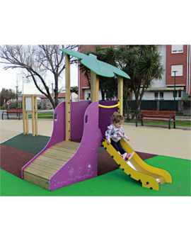 JEU MULTIPLE FEUILLE EN BOIS (1 À 3 ANS) A SCELLER