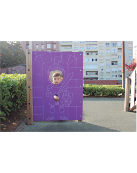 JEU MULTIPLE CHALET - ECO COMPOSITE (1 À 6 ANS) A SCELLER
