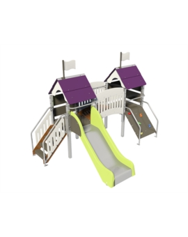 JEU MULTIPLE CASTEL (18 MOIS À 7 ANS) GRIS ET PRUNE