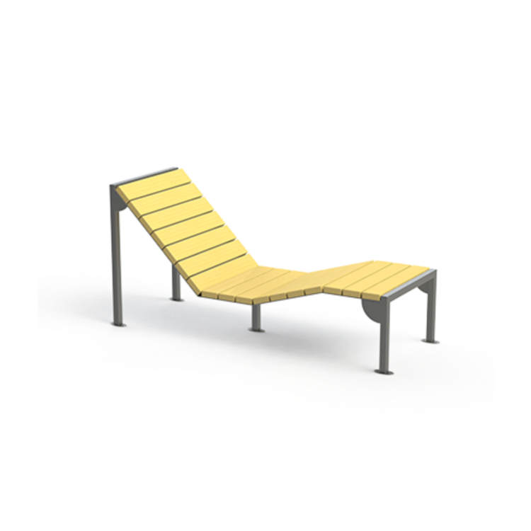 CHAISE LONGUE CIOTAT ACIER/BOIS CHAISE LONGUE CIOTAT ACIER/BOIS
