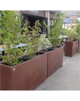 JARDINIERE SEPARATEUR LINÉO + 2 RESERVES ANTHRA.-G932