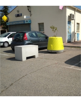 BLOC BETON KOSTO + JARDINIERE 90 LITRES ANTHRA.-G932