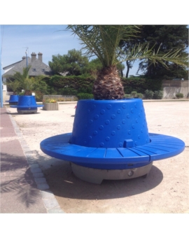 KIT BANC + FIXATION POUR BLOC BETON KOSTO ANTHRA.-G932
