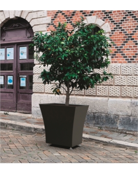POT VOGUE CARRÉ + RESERVE H.800MM ANTHRA.-G932