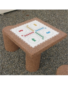 TABLE DE JEUX MASTER GRAVILLONS COLORES ECHECS + DAMES GRAVILLONS 403