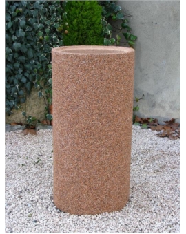 CENDRIER NEON BETON CREPIS TON SABLE