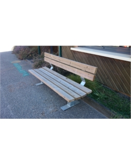 BANC MIXTE BOIS/METAL