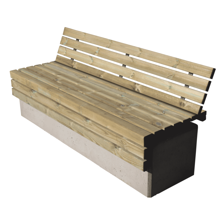 BANC CHILLY BETON/BOIS BANC CHILLY BETON/BOIS