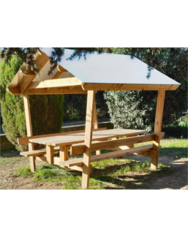 TABLE PIQUE NIQUE - TABLE TOIT TOITURE ALU