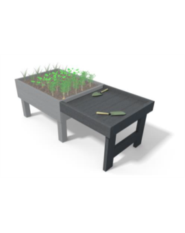 JARDINIERE PEDAGOGIQUE RECYCLEE GRIS