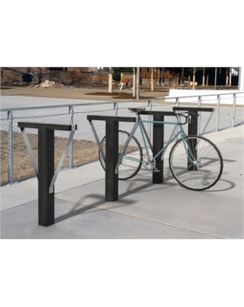 SUPPORT CYCLE RECYCLE BARCELONE GRIS